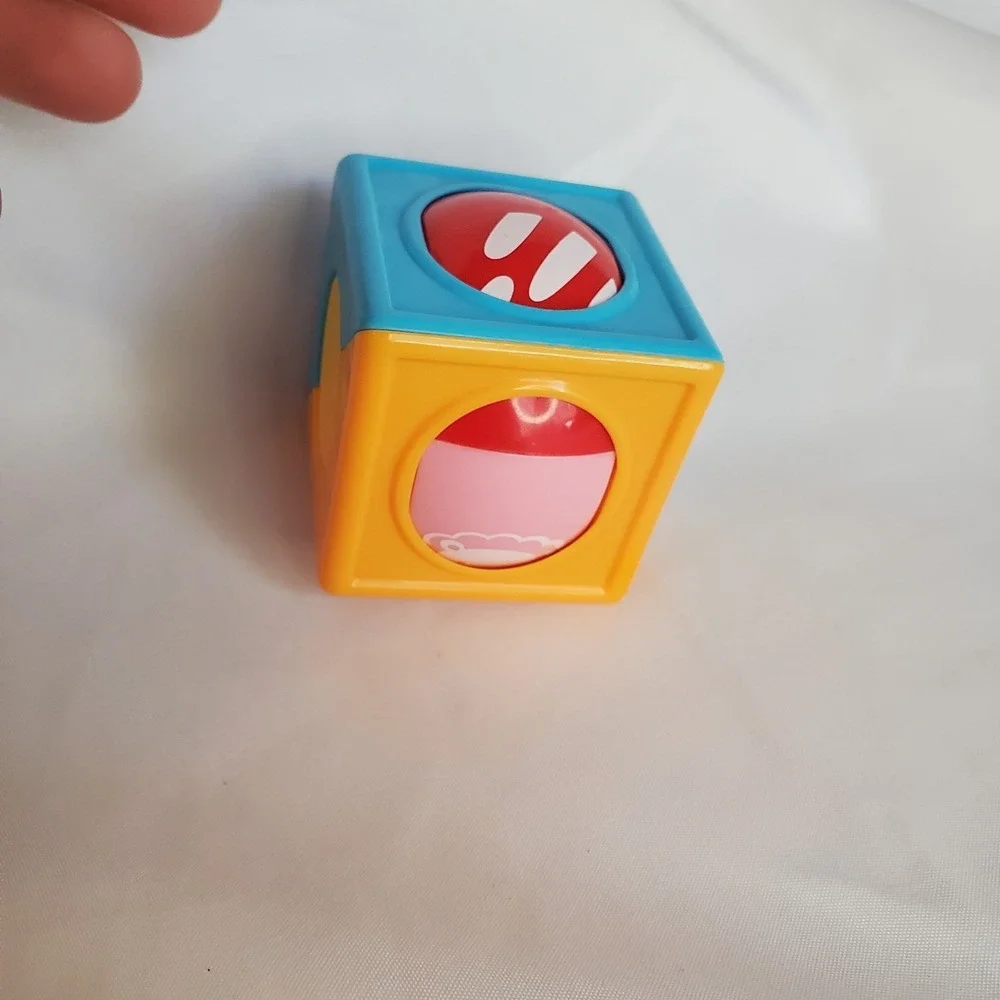 Fisher Price Roller Block Activity Block Animal Faces